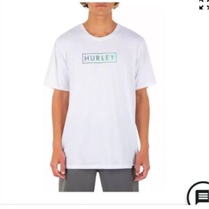 Hurley Grey Logo  T-Shirt Size Medium